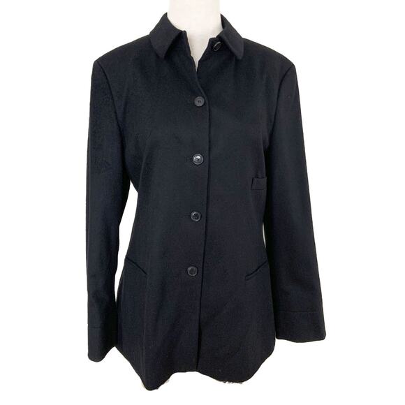 Strenesse Gabriele Strehle Womens Holt Renfrew Wool Cashmere Jacket 38 US 6 Vtg - Picture 1 of 7